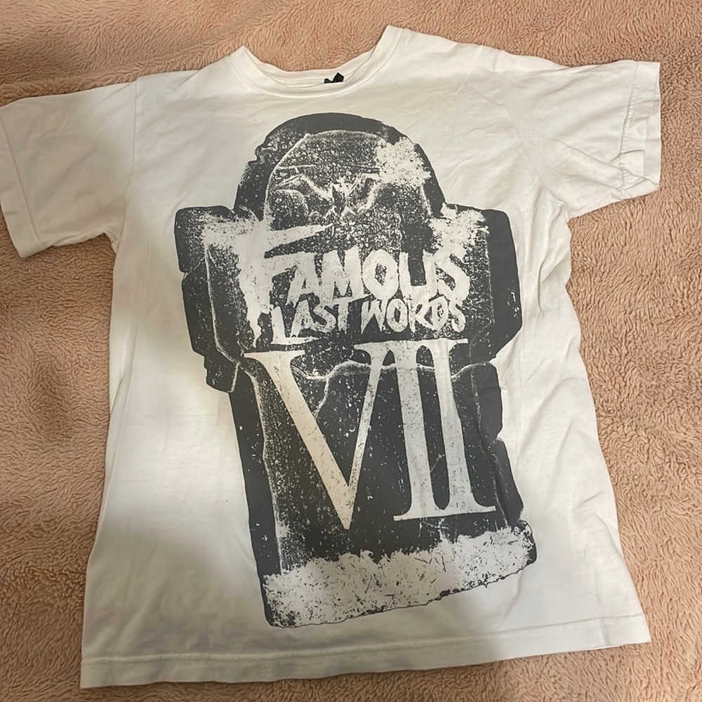 (Sold) Famous Last Words T-shirt
